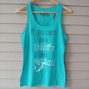 ⭐ Blue mermaid tank top